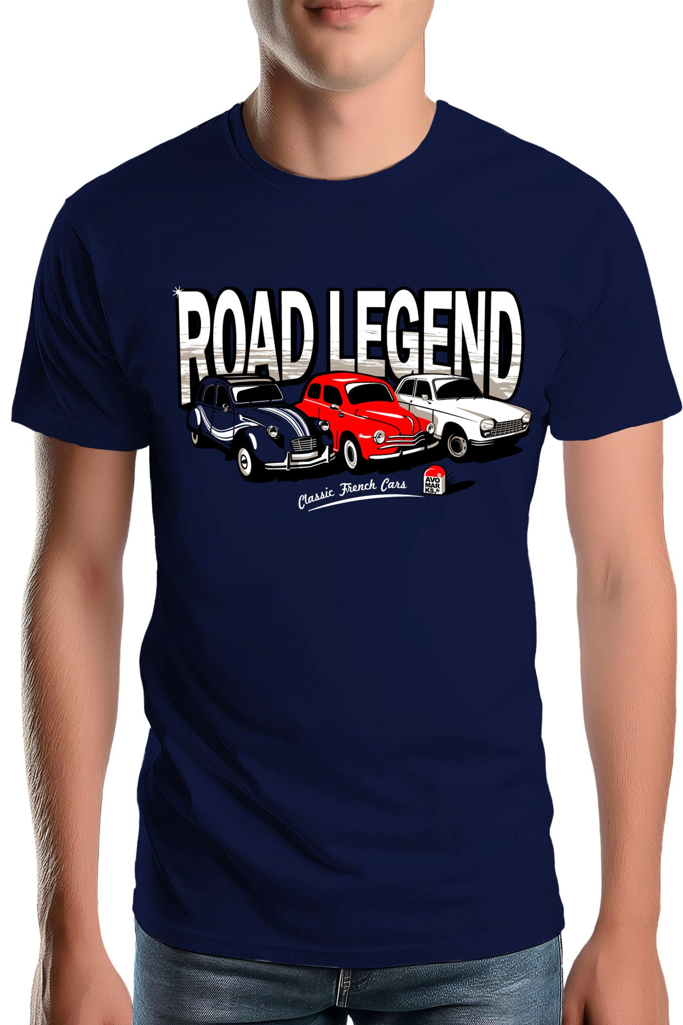 Tee-Shirt Homme Road Legend renault peugeot