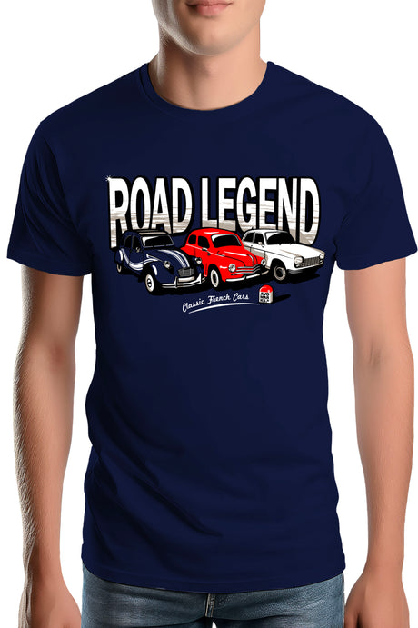 Tee-Shirt Homme Road Legend renault peugeot