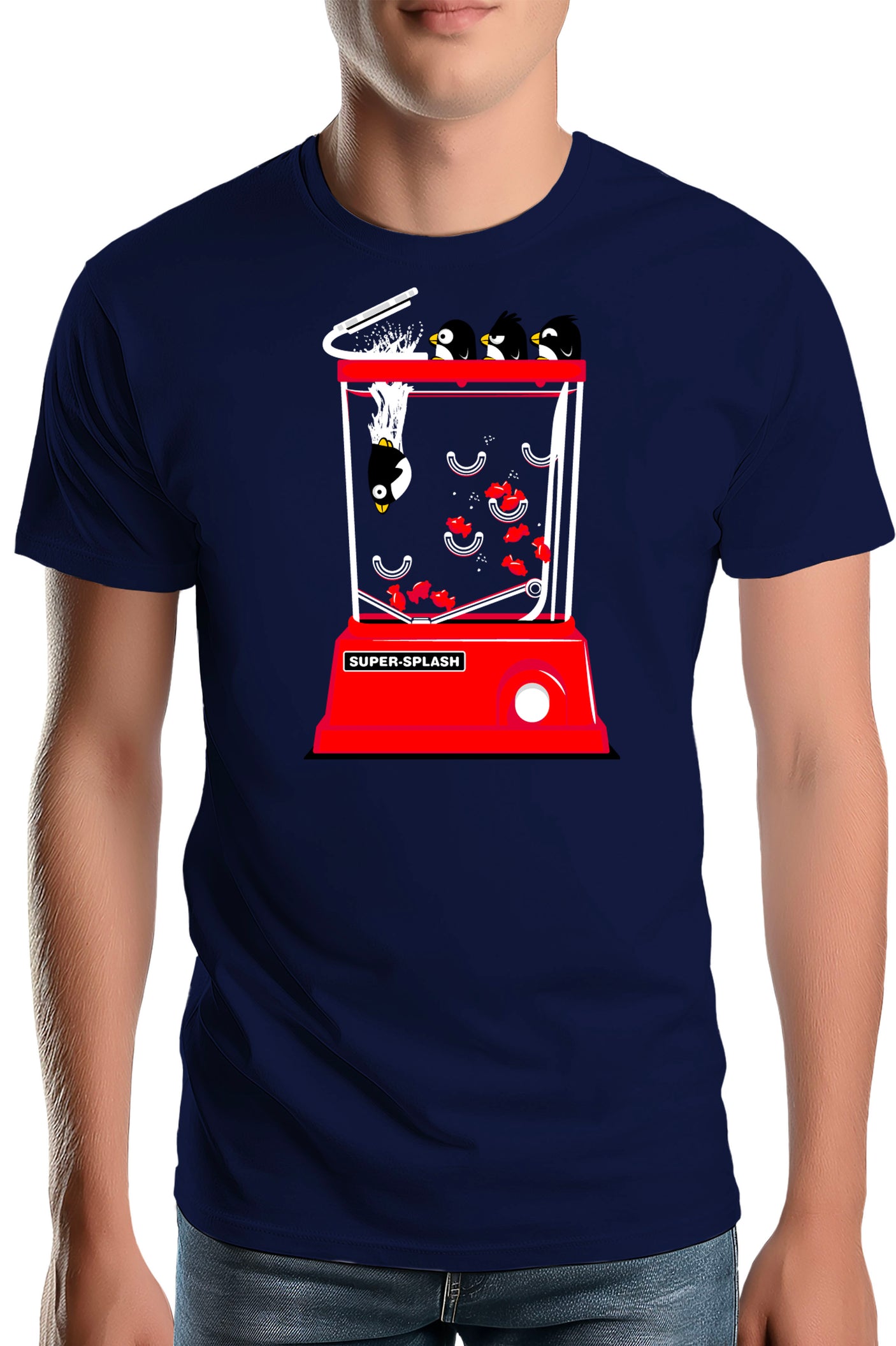 Tee-Shirt Homme Super Splash Pingouin