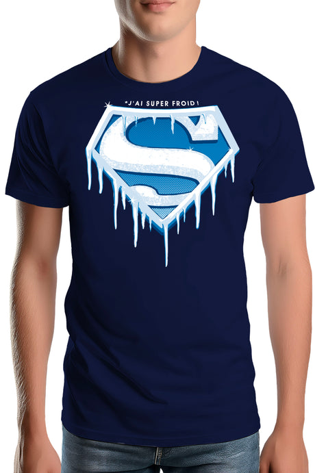 Tee-Shirt Homme Super Froid parodie SUPERMAN