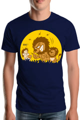 T-Shirt Homme Lion et bébé