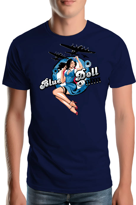 Tee-Shirt Homme Pin Up Avec Avion