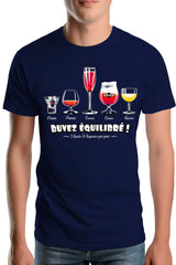 T-Shirt Homme Buvez équilibré