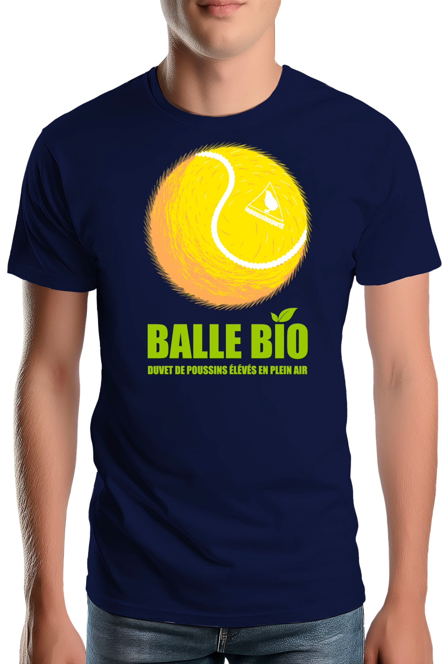 Tee-Shirt Homme Balle de tennis BIO