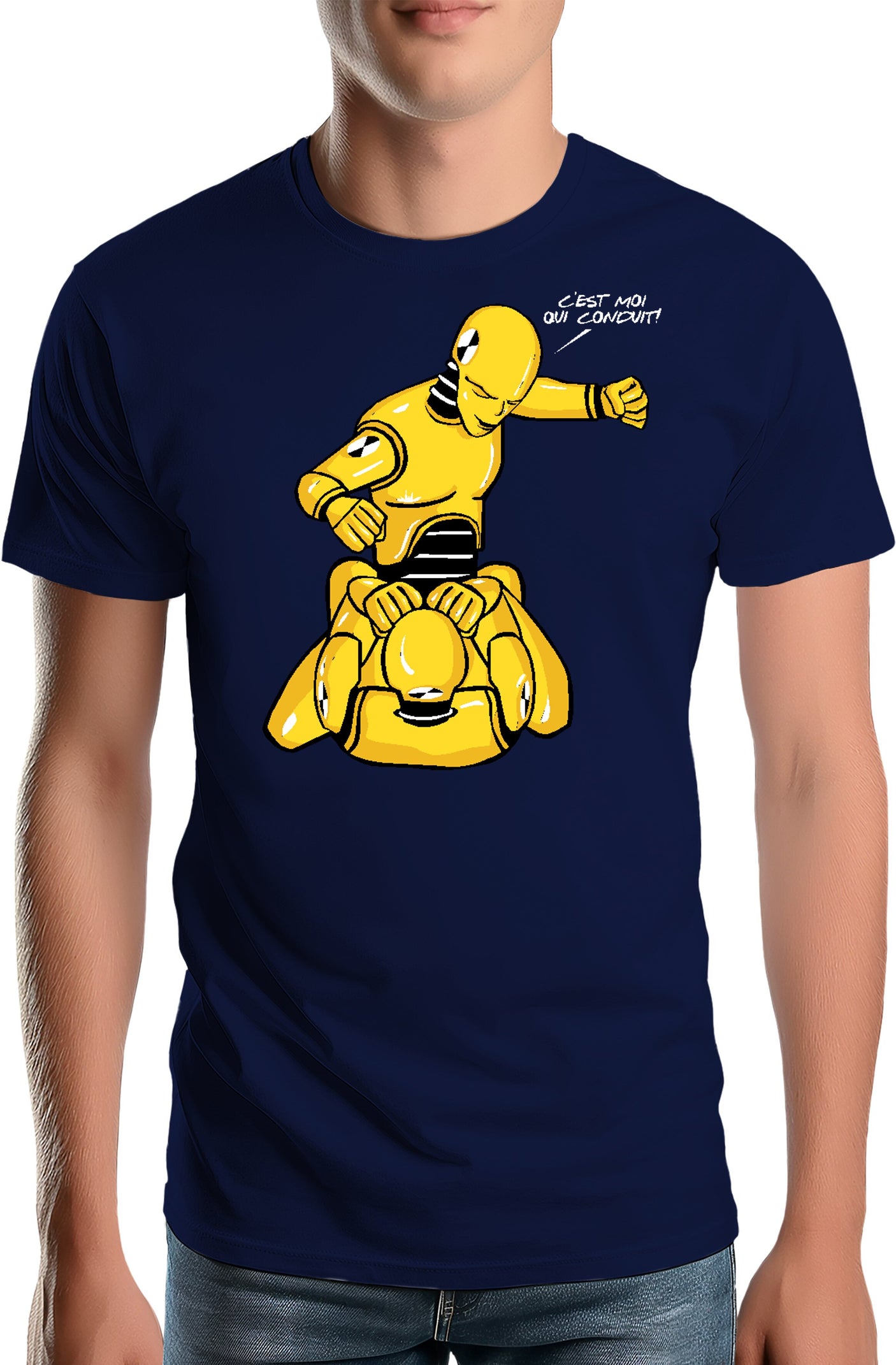 T-Shirt Homme Mannequin crash test qui conduiras
