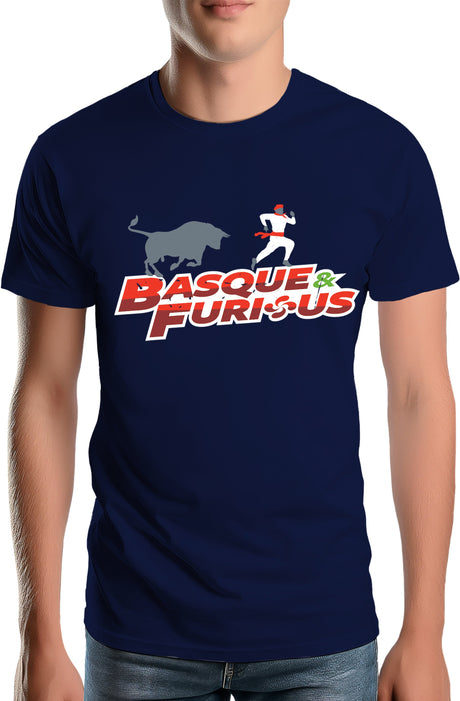 Tee-Shirt Homme Les fetes basque avec le taureau