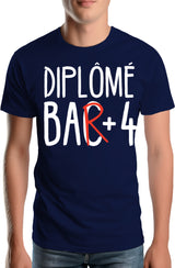 Tee-Shirt Homme Diplomé bar +4