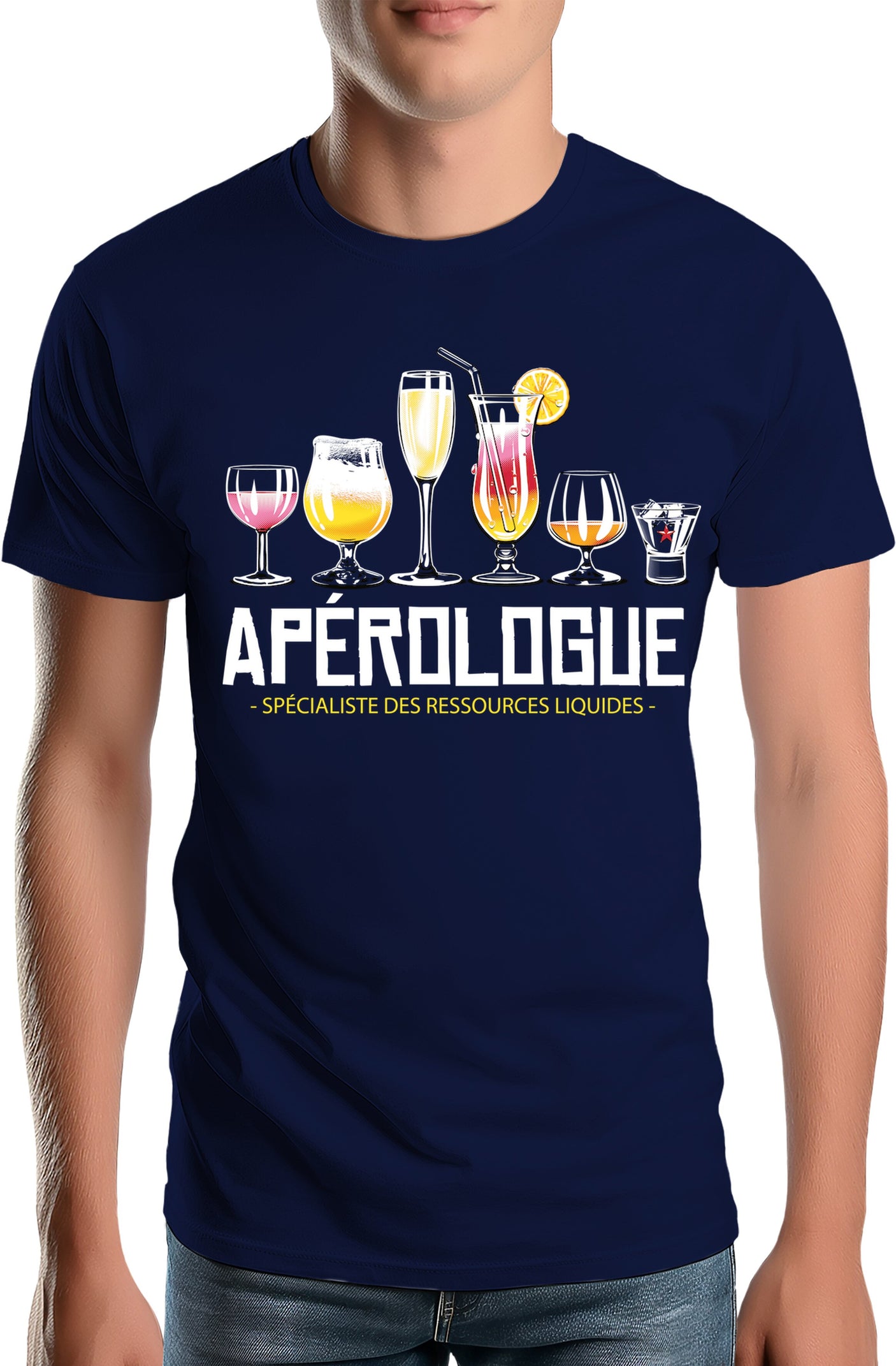 Tee-Shirt Homme Le spécialiste de l'apéro