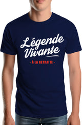 Tee-Shirt Homme Légende vivante à la retraite