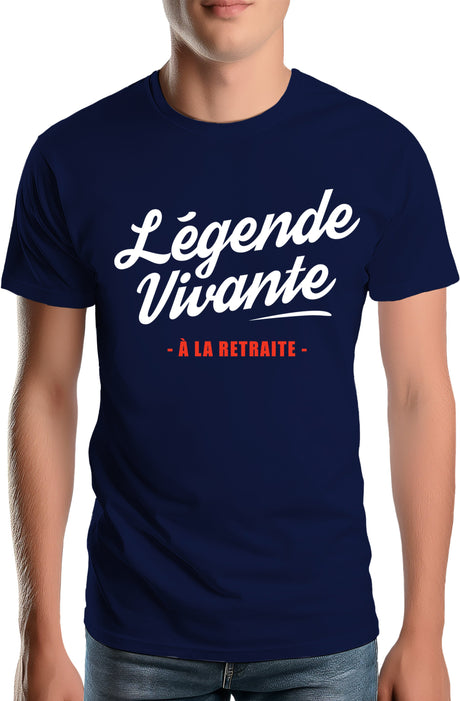 Tee-Shirt Homme Légende vivante à la retraite