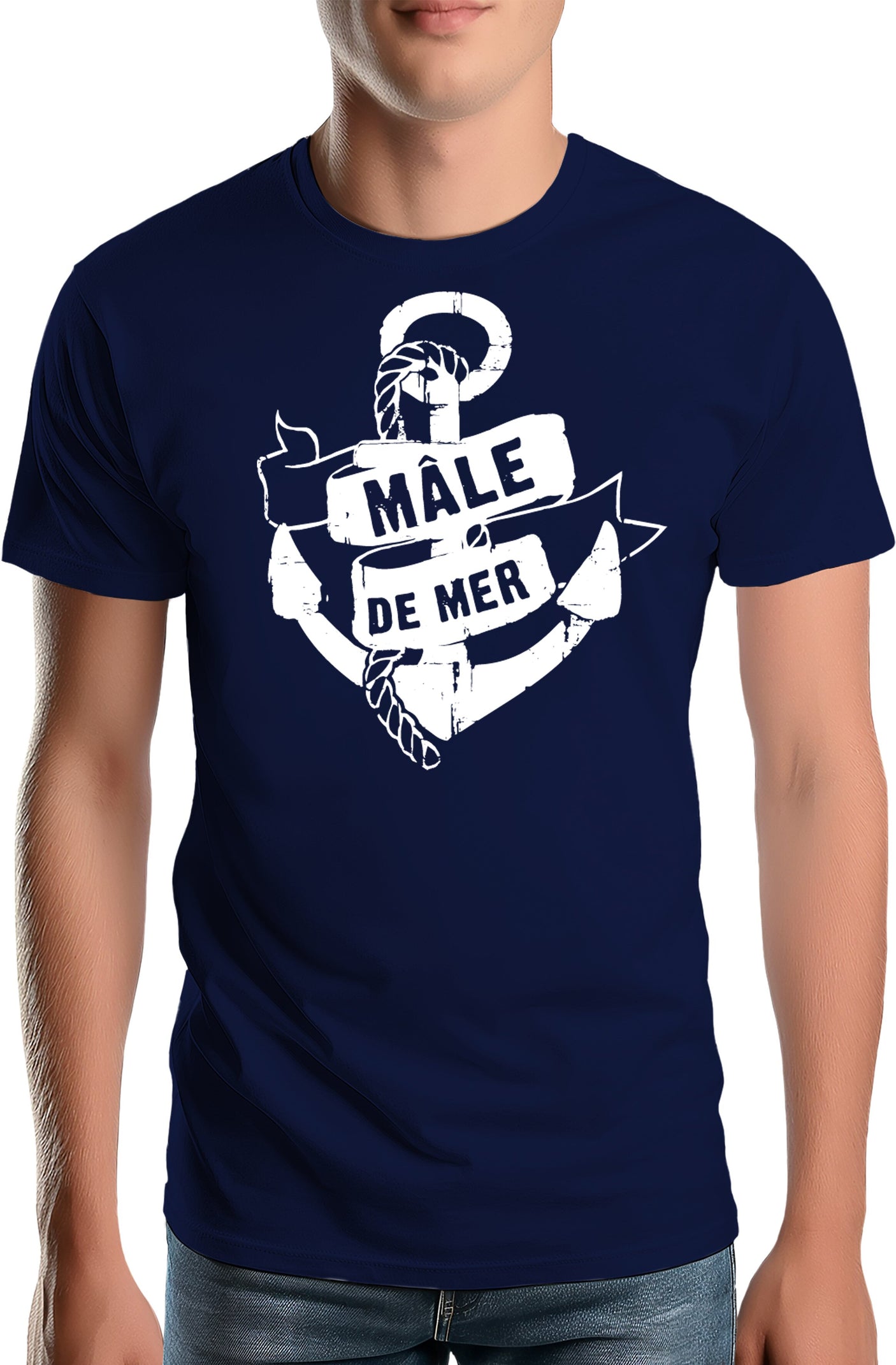 T-Shirt Homme Je suis le mâle de mer