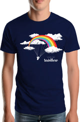 Tee-Shirt Homme Parapente arc en ciel