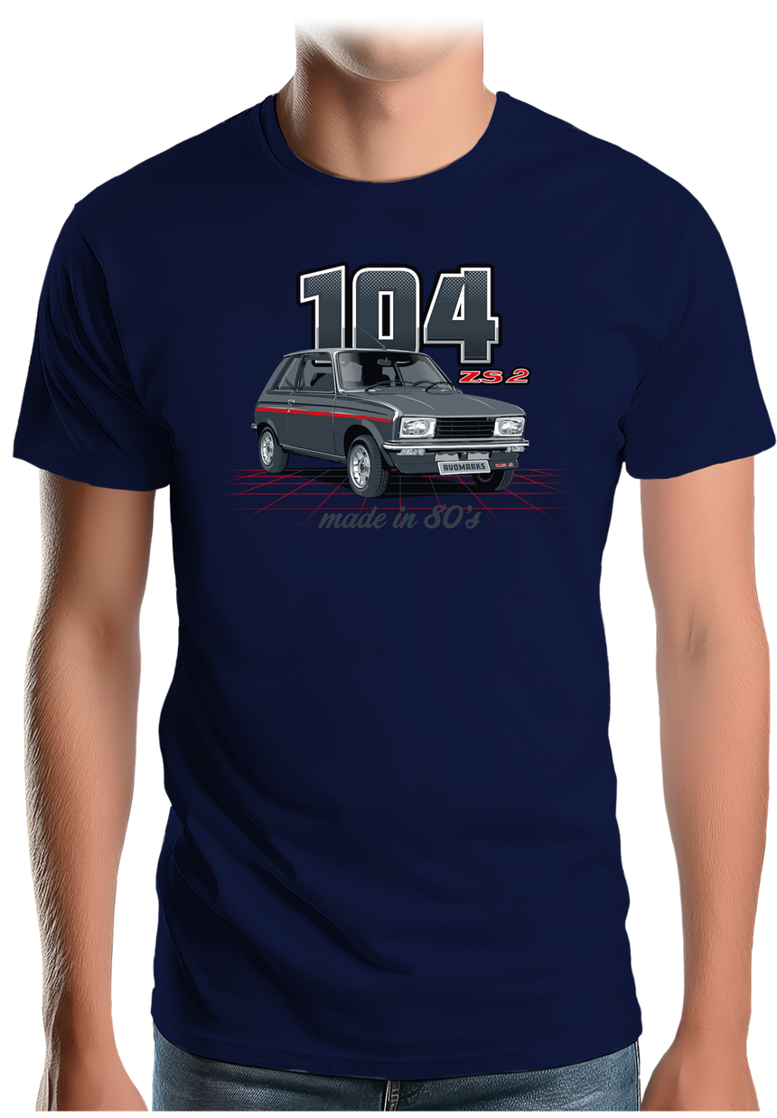 T-Shirt Homme Voiture 104 Zs 2