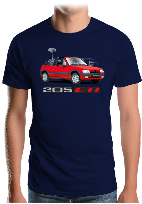 T-Shirt Homme Voiture 205 CTI
