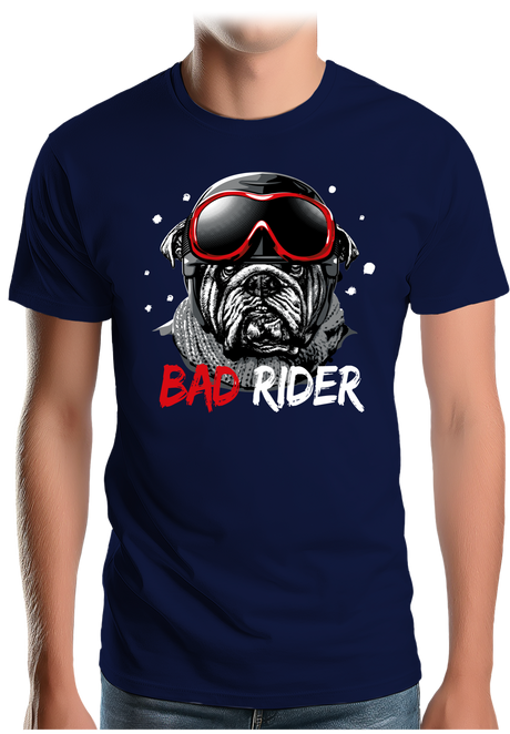 T-Shirt Homme Bad Rider le chien rider