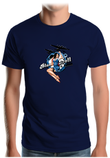 T-Shirt Homme Pin Up Avec Avion