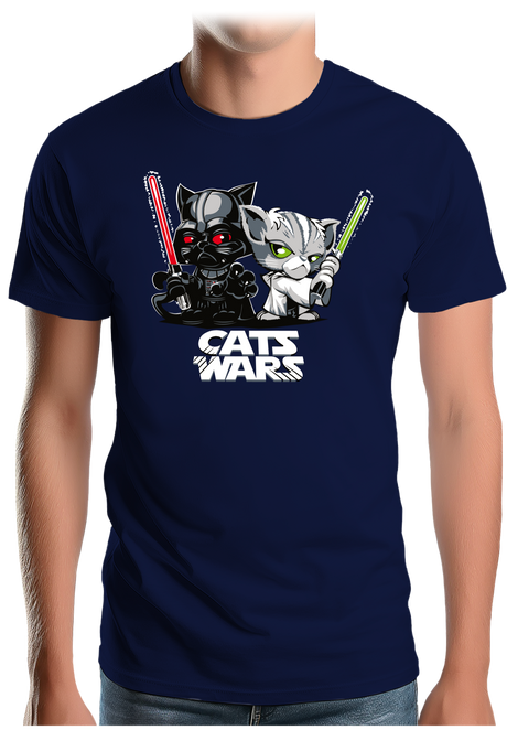 T-Shirt Homme Le coté obscur des chats