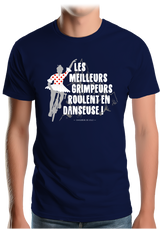 T-Shirt Homme Les meilleurs grimpeurs roulent en danseuse