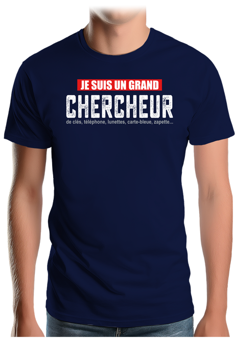 T-Shirt Homme Je suis un grand chercheur à la retraite