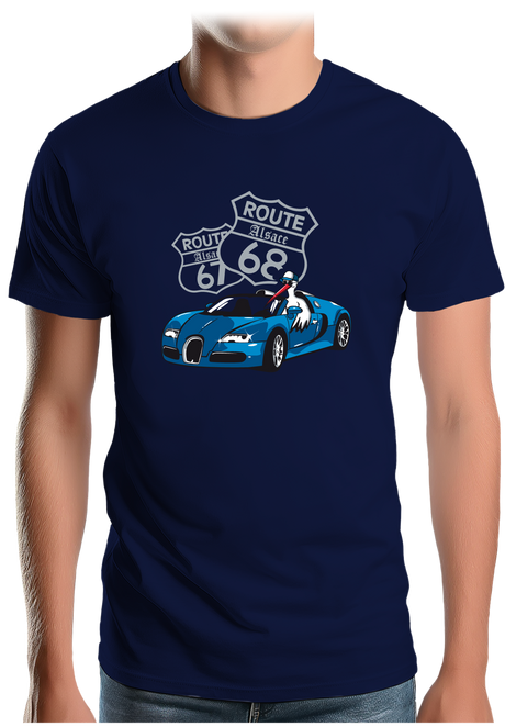 T-Shirt Homme La Route de Molsheim