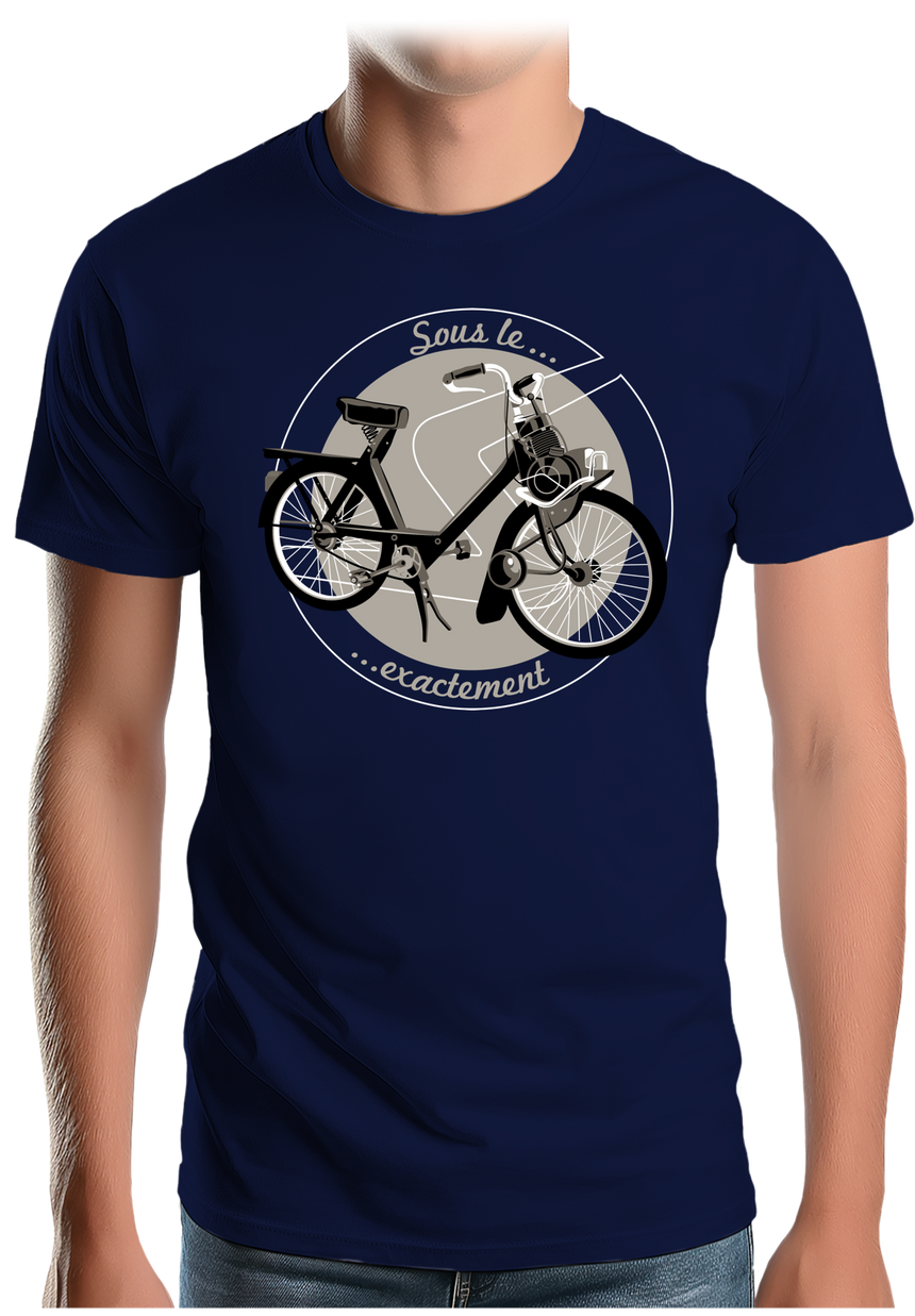 T-Shirt Homme Vélo sous le solex