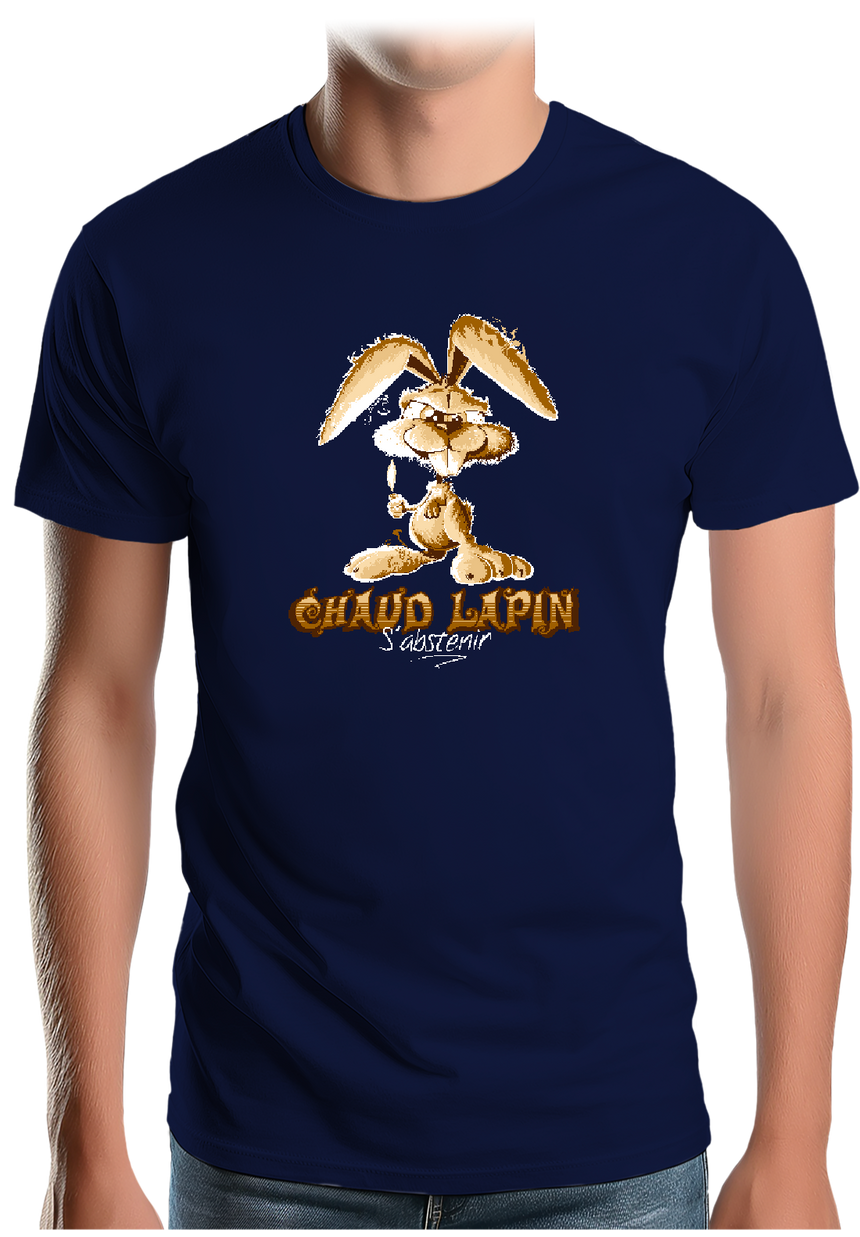 T-Shirt Homme Chaud lapin s'abstenir