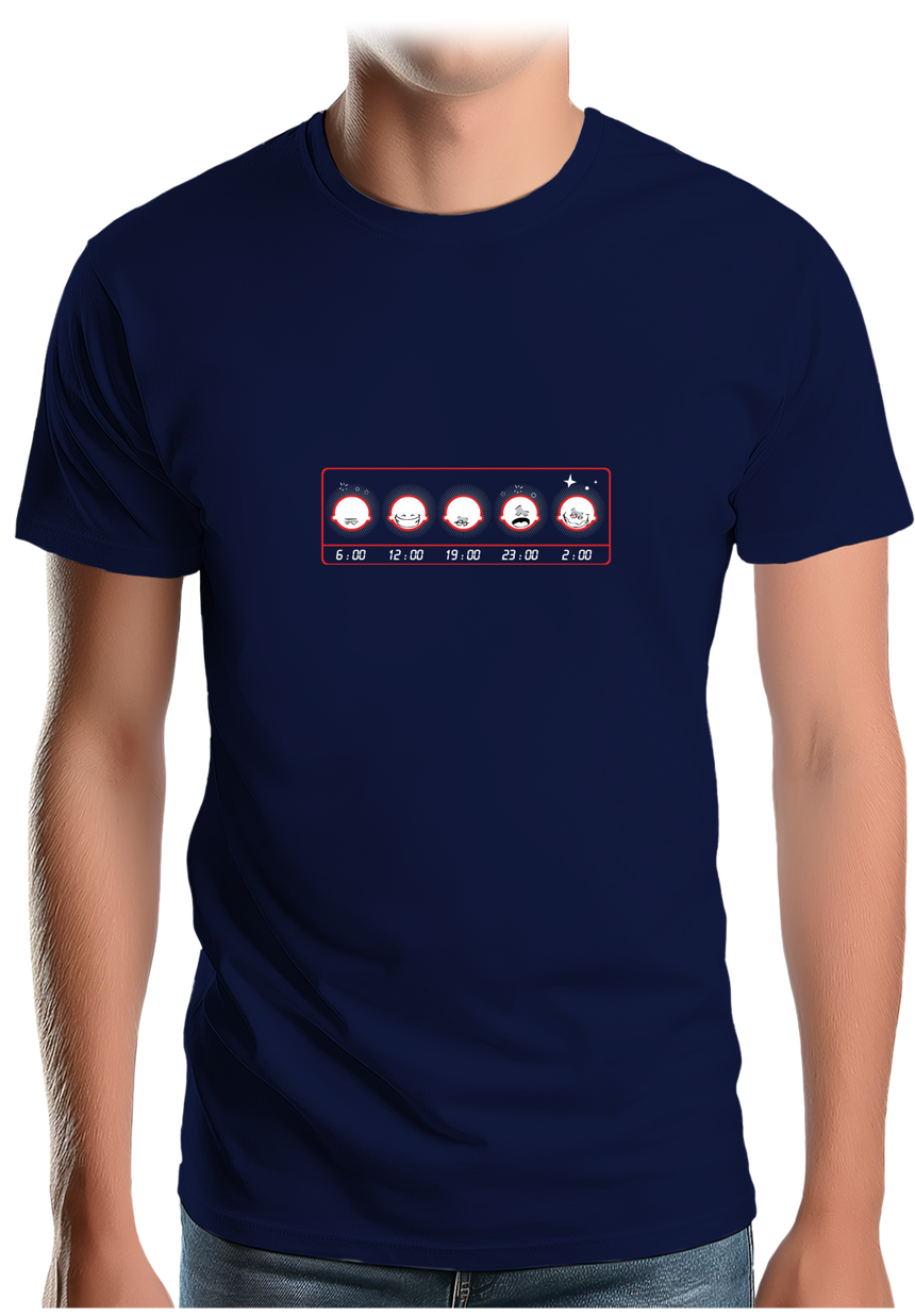 T-Shirt Homme Dur Dur le réveil alcoolisé