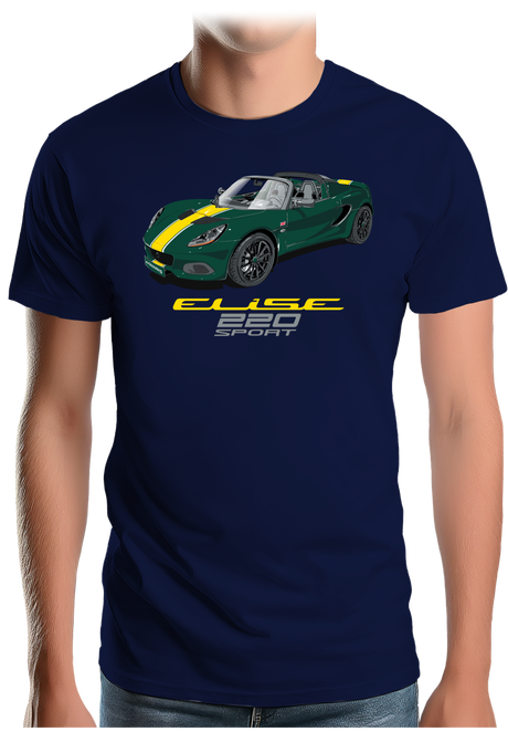 T-Shirt Homme Voiture Elise 220 Sport british