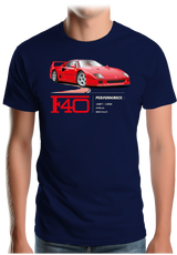 T-Shirt Homme F40 le V8 iconique