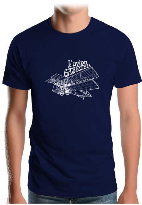T-Shirt Homme Avion Rene Gasnier