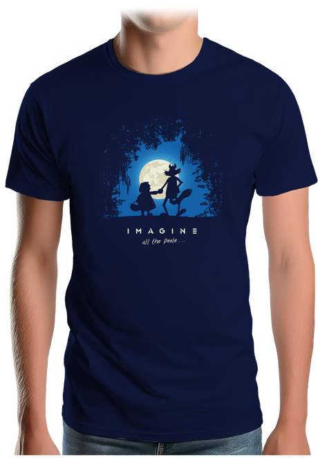 T-Shirt Homme Conte loup et chaperon rouge