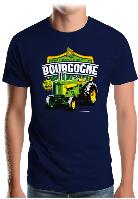 T-Shirt Homme Tracteur Old school Mecanic