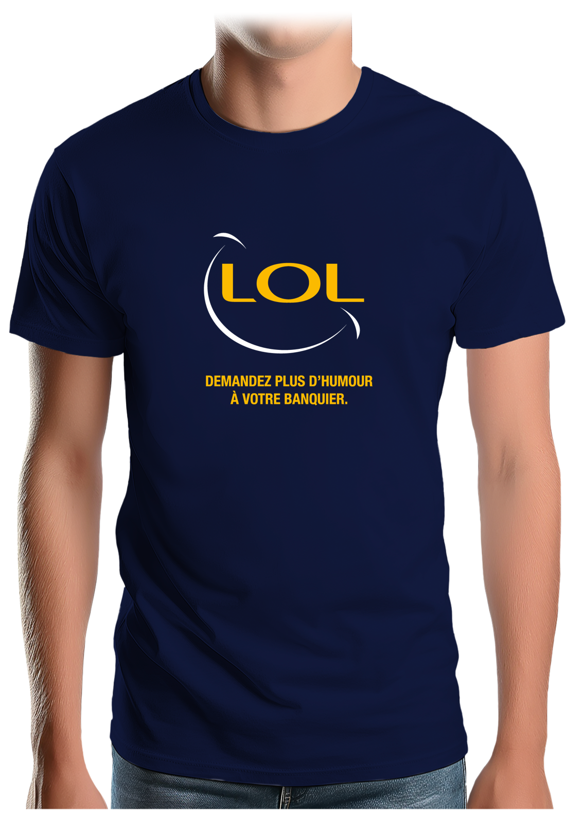 T-Shirt Homme Lol Banque