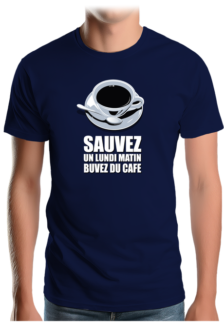 T-Shirt Homme Sauvez un lundi matin