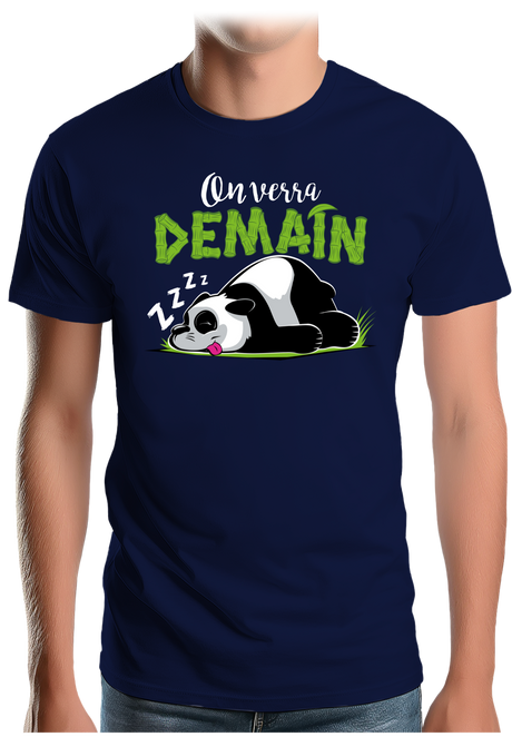 T-Shirt Homme On verra demain