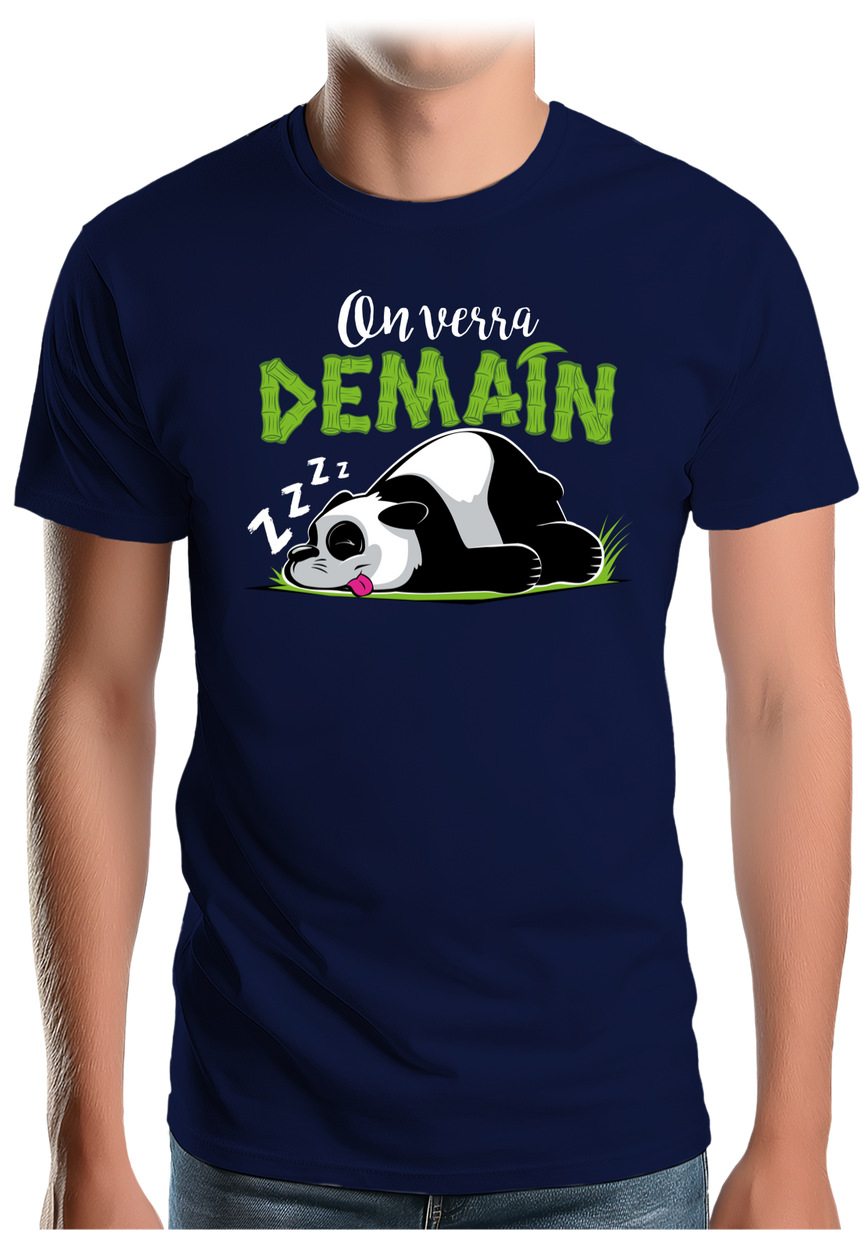 T-Shirt Homme On verra demain