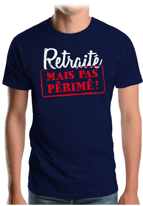 T-Shirt Homme Retraité mais pas périmé