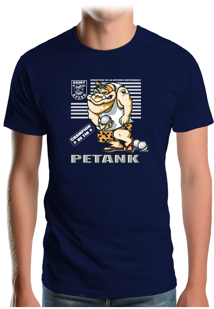 T-Shirt Homme Petank pour les costauds