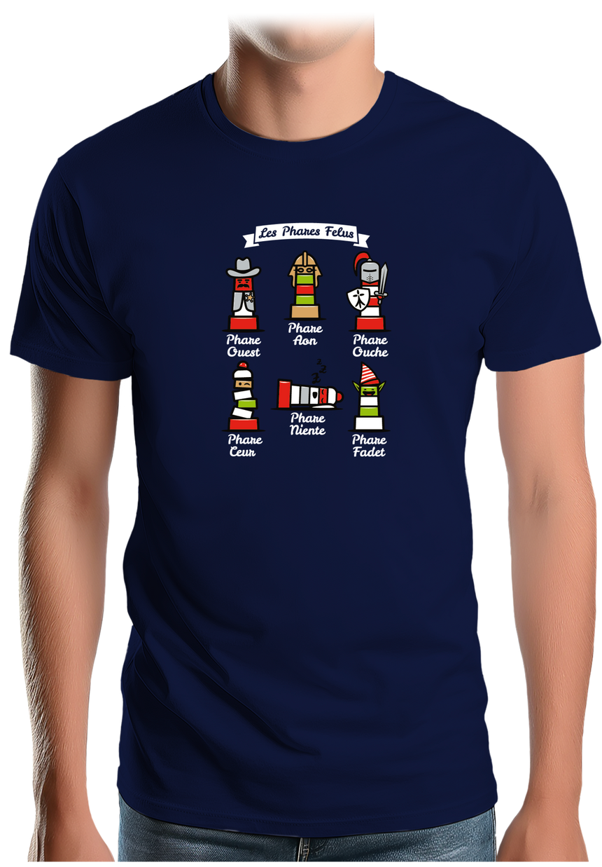 T-Shirt Homme Les 06 phares felus