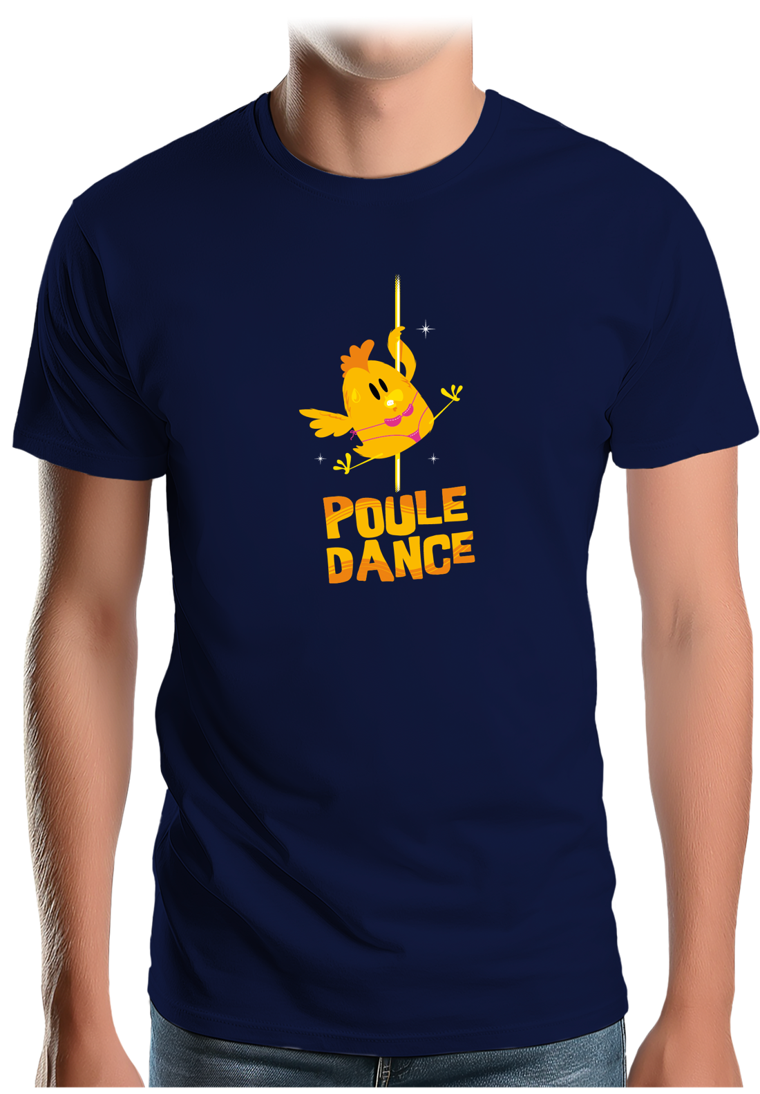 T-Shirt Homme Poule Dance