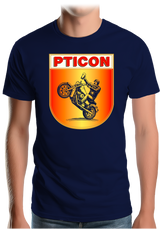 T-Shirt Homme Pticon la bière des motards fou