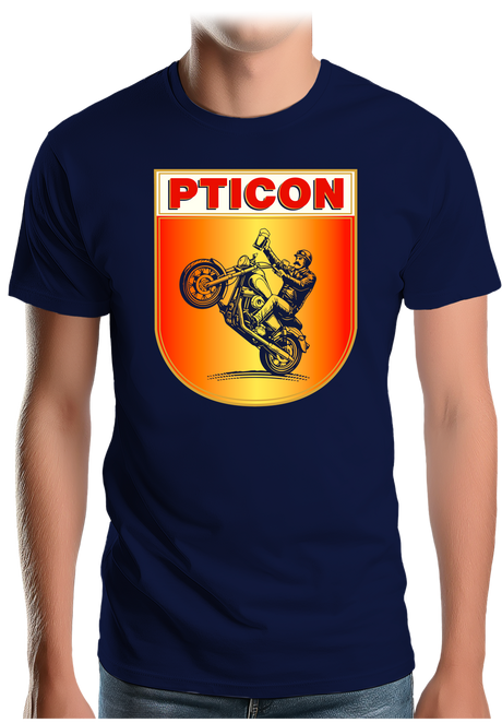 T-Shirt Homme Pticon la bière des motards fou