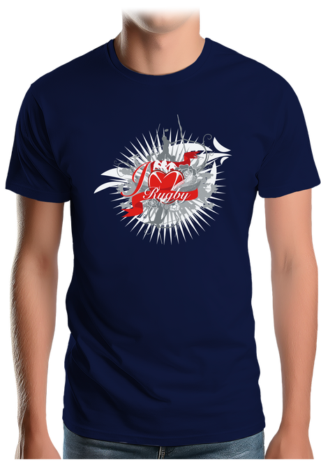 T-Shirt Homme Rugby Love