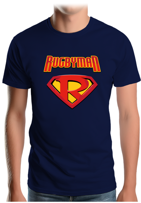 T-Shirt Homme Super Rugbyman