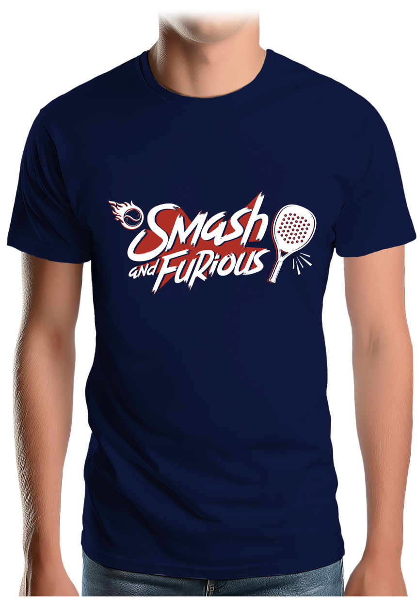 T-Shirt Homme Padel Smash & Furious