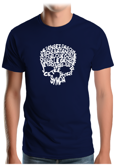 T-Shirt Homme Subliminable tête de mort