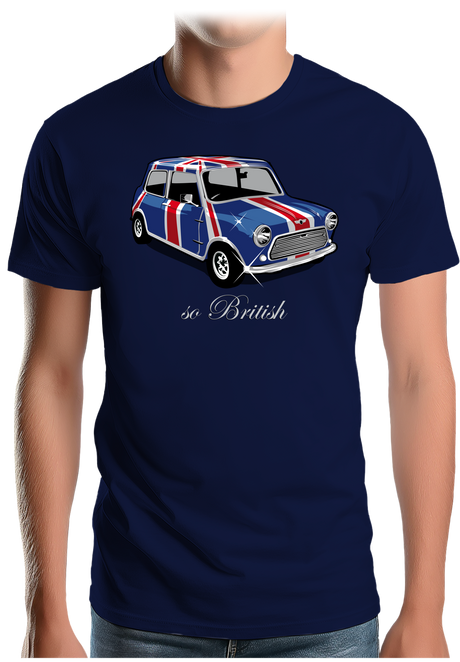 T-Shirt Homme Voiture So British Mini Anglaise
