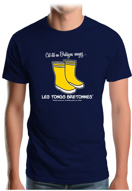 T-Shirt Homme Les Tongs Bretonnes