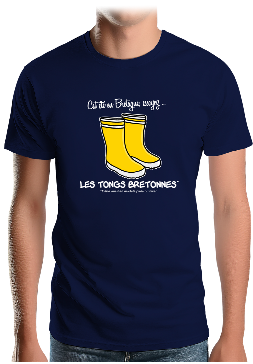 T-Shirt Homme Les Tongs Bretonnes