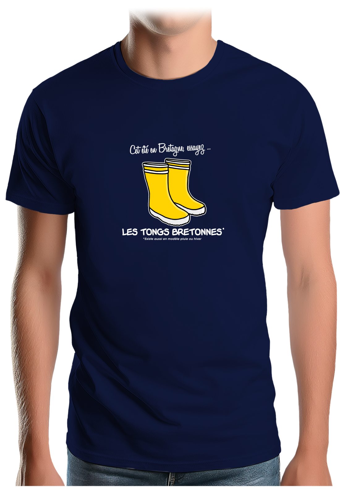 T-Shirt Homme Les Tongs Bretonnes